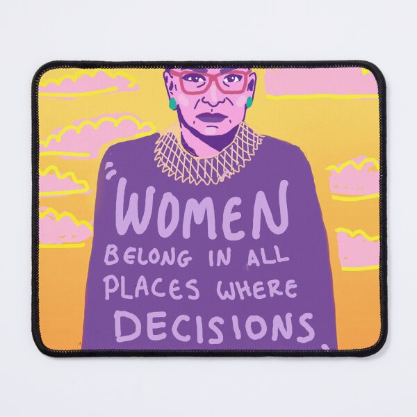 Item preview, Dibujo digital de la cita de Ruth Bader Ginsburg designed and sold by CatnipCreations.