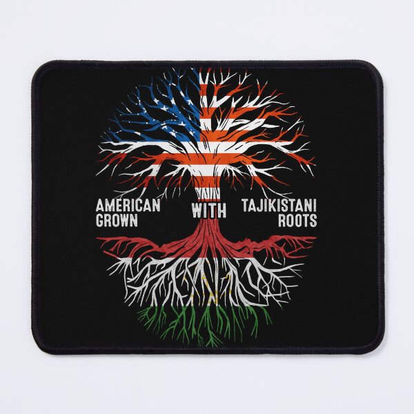Item preview, American Grown With Tajikistani Roots Tajikistan Flag designed and sold by MoHaCo.