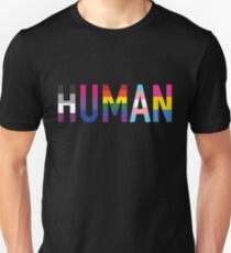 HUMAN Pride Unisex T-Shirt