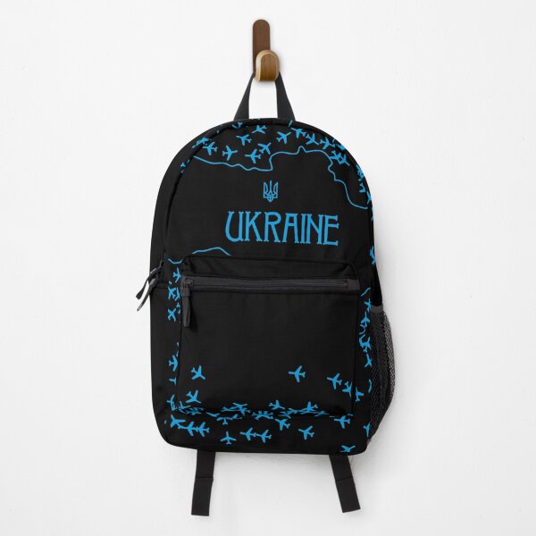 Item preview, Planes over Ukraine Fly Radar Ukrainian Support Coat Of Arms Tryzub Vyshyvanka designed and sold by lxmag.
