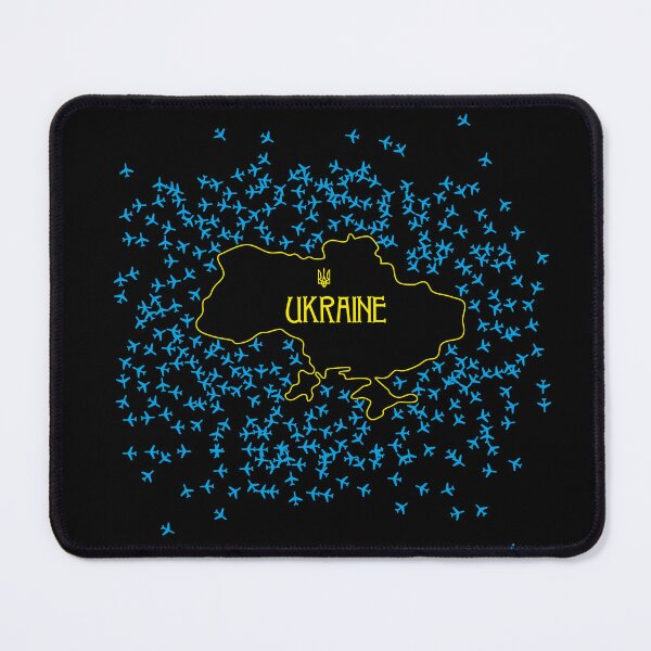 Item preview, Ukraine Capital Fly Radar Planes Support Ukrainians Tryzub Kyiv designed and sold by lxmag.