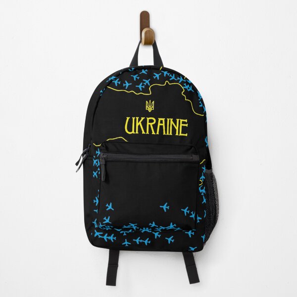 Item preview, Ukraine Capital Fly Radar Planes Support Ukrainians Tryzub Kyiv designed and sold by lxmag.