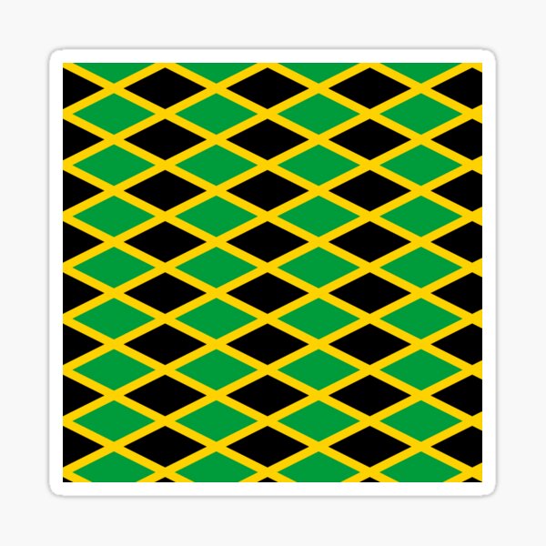 "Jamaican Flag" Sticker for Sale by IMPowell Redbubble