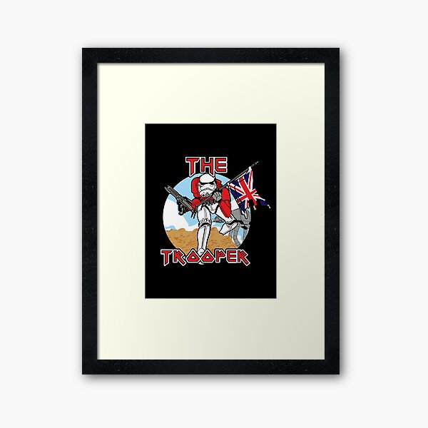 PRINTED WALL ART IRON MAIDEN TROOPER 02 EDDIE UP THE IRONS GRAPHIC STICKER 