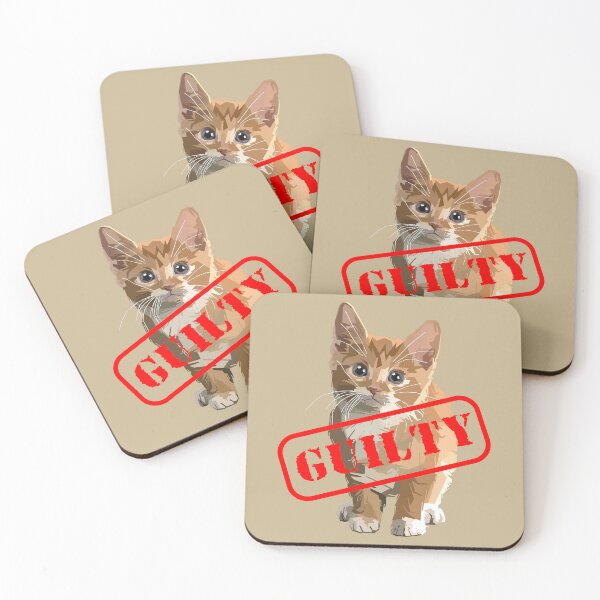 Item preview, Guilty Kitten Not Fooling Anyone with Cute, Innocent Look designed and sold by the-other-joe.