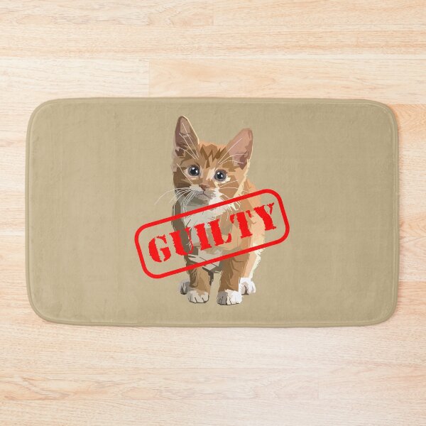 Item preview, Guilty Kitten Not Fooling Anyone with Cute, Innocent Look designed and sold by the-other-joe.