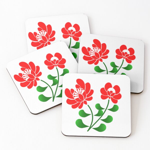 Item preview, Hungarian folk art motive - red motive #5 designed and sold by wowitsmytshirt.