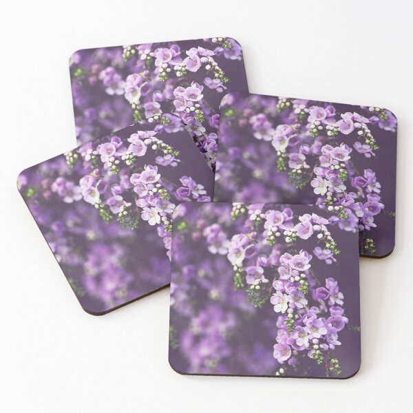 Item preview, Australian Flora - Purple Thryptomene flowers designed and sold by Cloudlingpics.