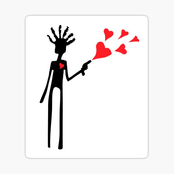 Armed With a Heart Sticker