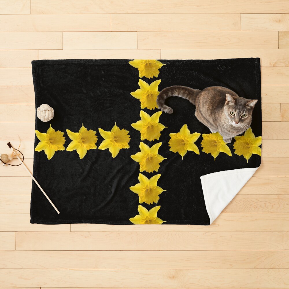 Daffodils of St David Pet Blanket