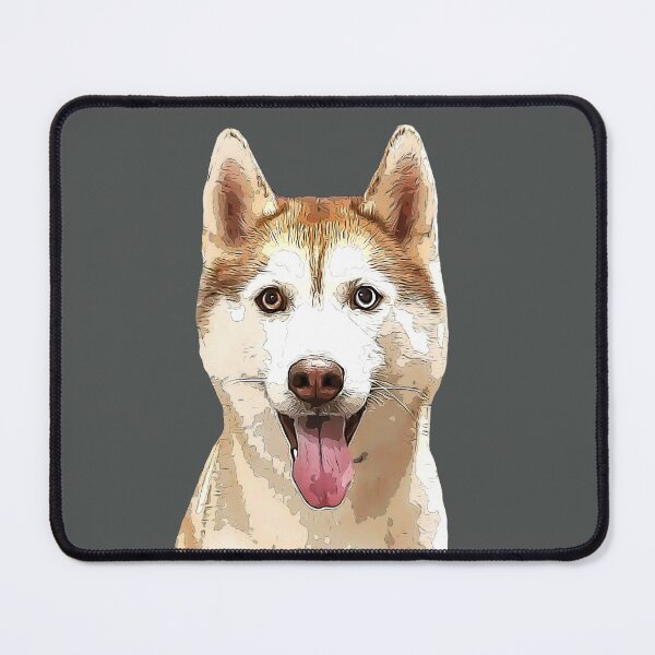 Item preview, Siberian Husky Red White Brown designed and sold by ElegantCat.