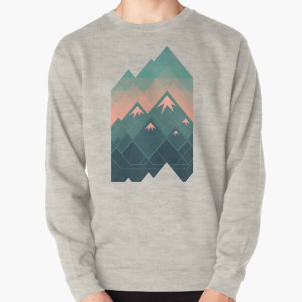 Geometric Mountains Pullover Sweatshirt