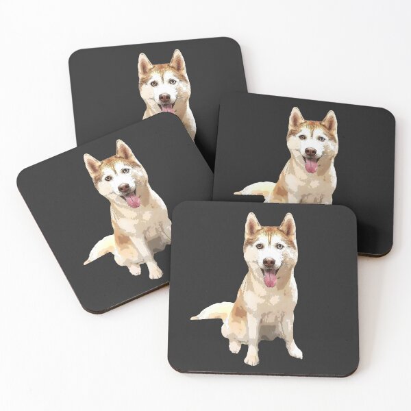 Item preview, Siberian Husky Red White Brown designed and sold by ElegantCat.