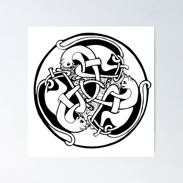 Item preview, Celtic Kitties at a Bath designed and sold by IceFaerie.