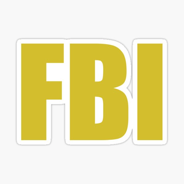 Fbi Stickers Redbubble - fbi agent roblox