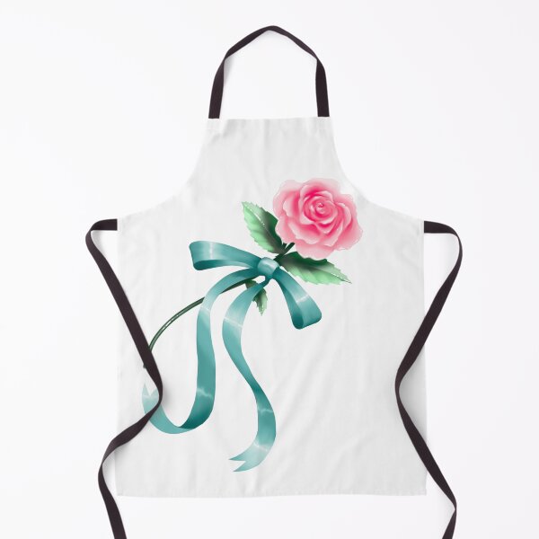 Item preview, Pink Rose with Blue Ribbon designed and sold by cinnamon-pearl.