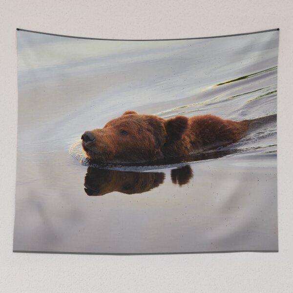 Item preview, Warm bath. Brown bear designed and sold by Jouko Lehto Photography.