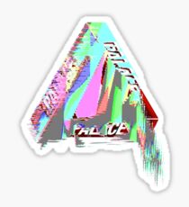 glitched logo Sticker