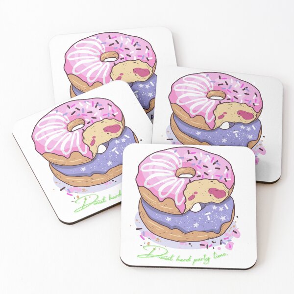 Item preview, Donut hard party time designed and sold by RAJSHIVA.