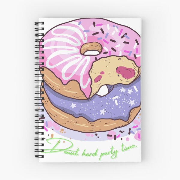 Item preview, Donut hard party time designed and sold by RAJSHIVA.