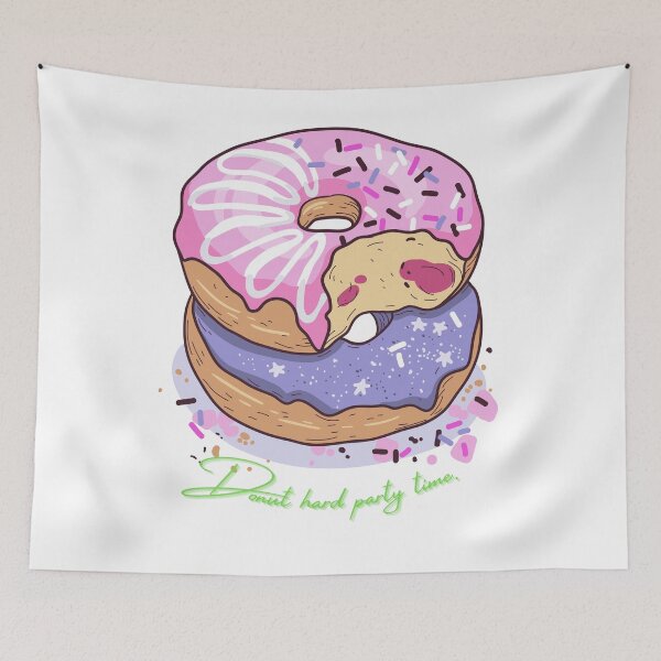 Item preview, Donut hard party time designed and sold by RAJSHIVA.