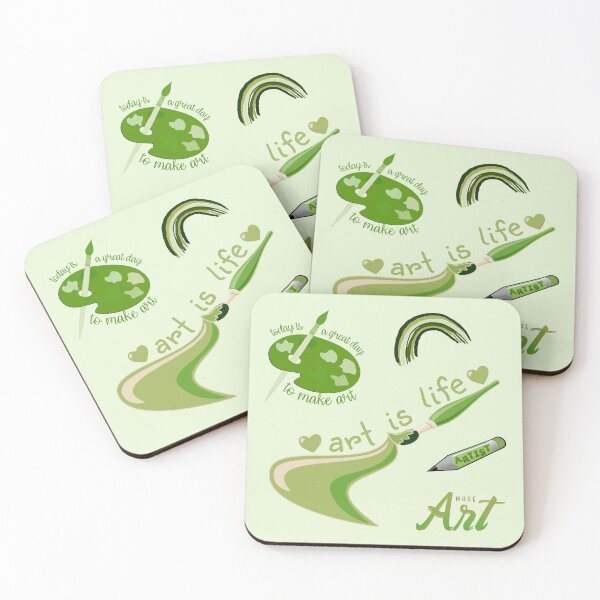 Item preview, Artists Variety Pack LIME GREEN designed and sold by everything4eva.