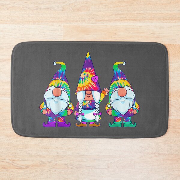 Item preview, Three Hippie Gnomes Tie Dye Retro Vintage Hat Peace Gnome designed and sold by noqidyz.