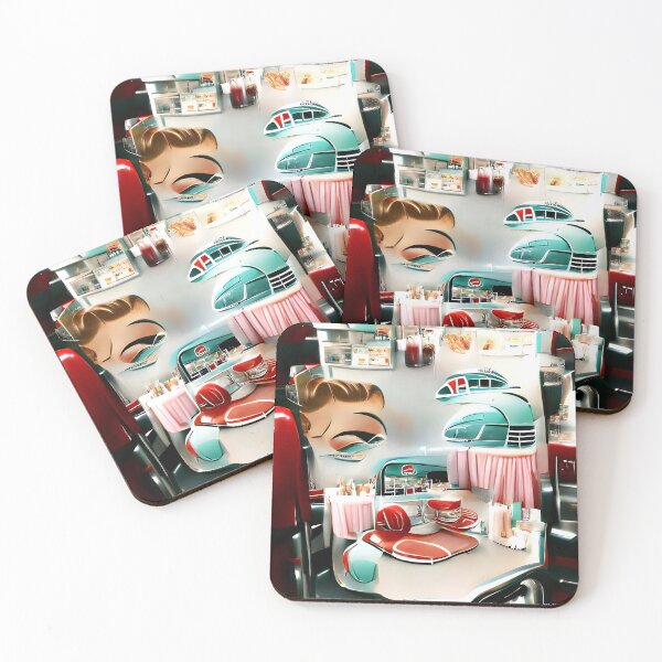 Item preview, A Face In The Diner. Digital Transformation. WallsOfFame designed and sold by WallsOfFameAust.