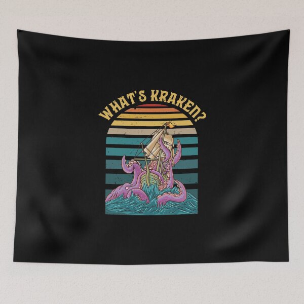 Item preview, Whats Kraken Octopus Sea Monster Sailing Ship Sailor Diver designed and sold by sdfsdferr.