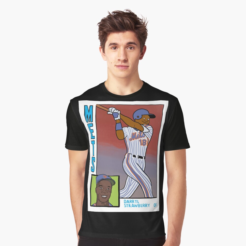 Darryl Strawberry - Homer at the Bat Simpsons Baseball Card Tee Sticker  Magnet for Sale by warinthon15