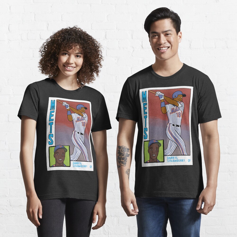 Darryl Strawberry - Homer at the Bat Simpsons Baseball Card Tee Sticker |  Essential T-Shirt