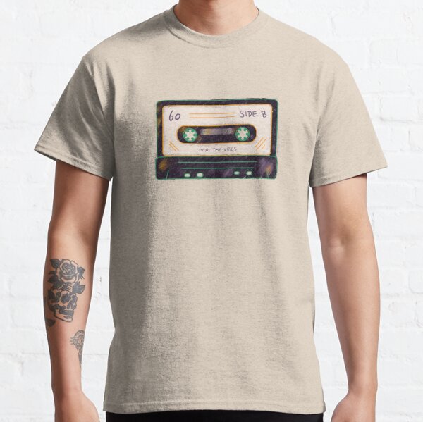 Side B Healthy Vibes 90s Cassette Classic T-Shirt