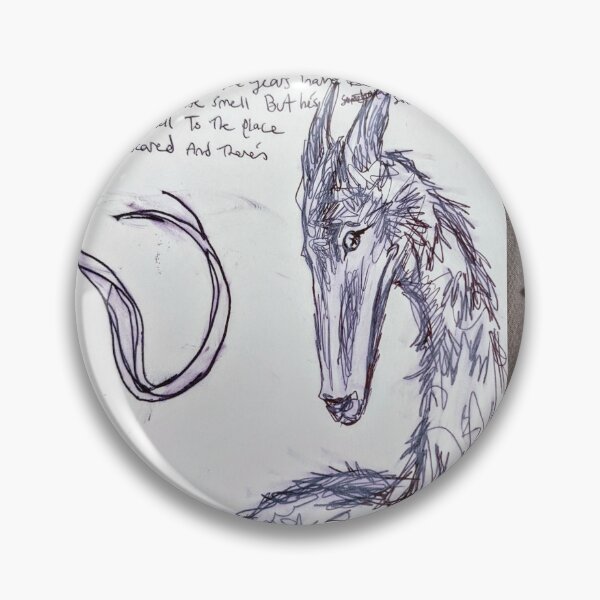Item preview, Scrawny Elongated Wolf Cryptid designed and sold by arfff.