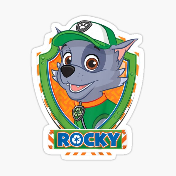 Paw Patrol, Ryder, Ryder's Badge, Logo Sticker for Sale by