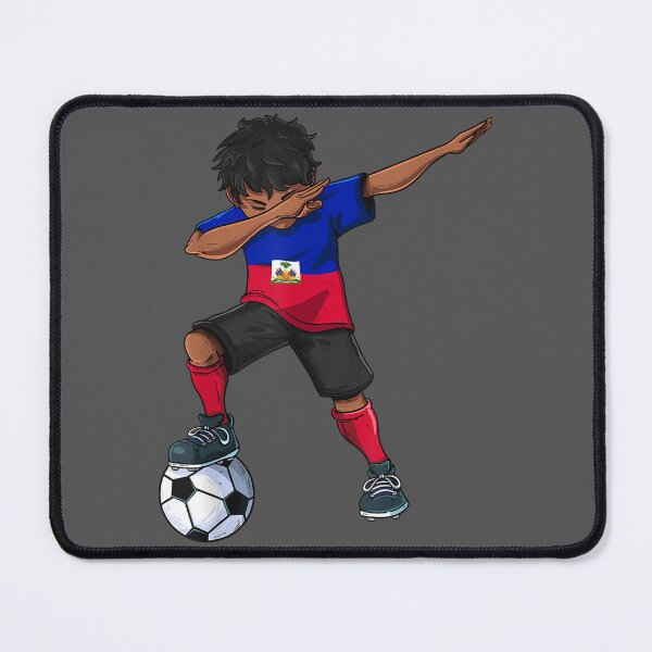 Item preview, Dabbing Soccer Boy Haiti - Haitian Football designed and sold by noqidyz.