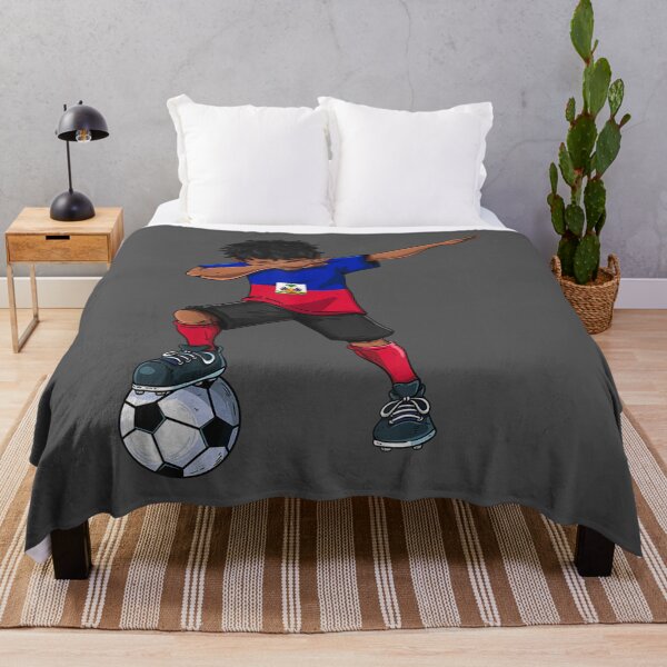 Item preview, Dabbing Soccer Boy Haiti - Haitian Football designed and sold by noqidyz.