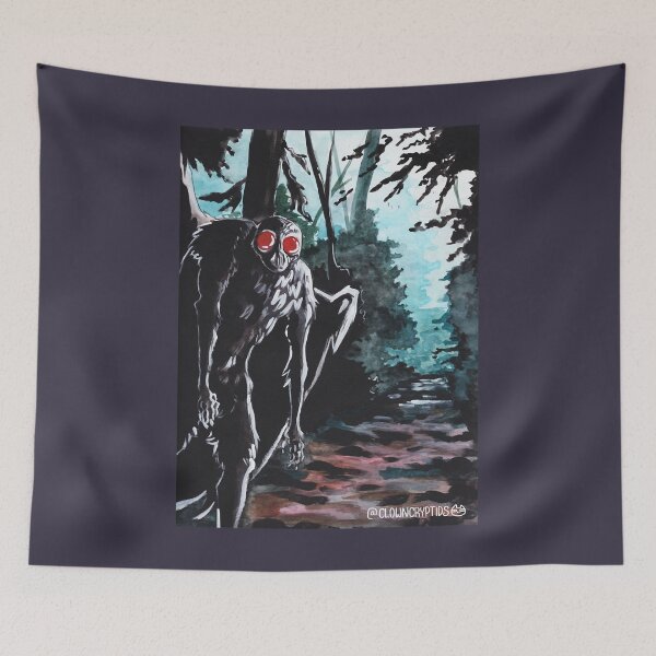 Item preview, Funny Gift Mothman Classic Fan designed and sold by Shirleydavenpor.