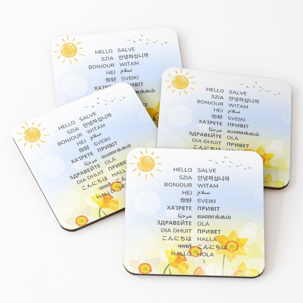 Item preview, Hello in 24 Languages designed and sold by deepgoa.
