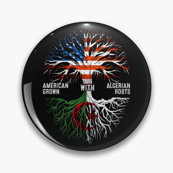 Artikelvorschau, Amerikaner mit algerischen Wurzeln Baum Algerien-Flagge gewachsen entworfen und verkauft von MoHaCo.
