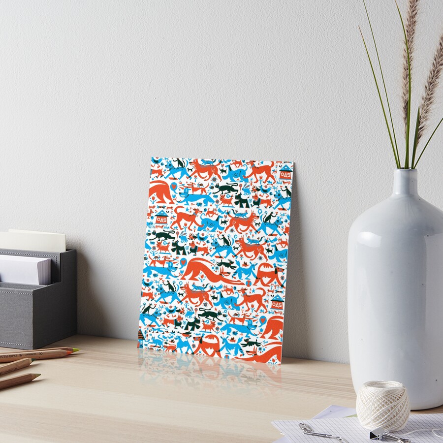 Item preview, Art Board Print designed and sold by oaklandsanimals.