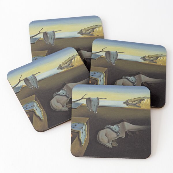 La persistance de la mémoire | Salvador Dalí Dessous de verre (lot de 4)