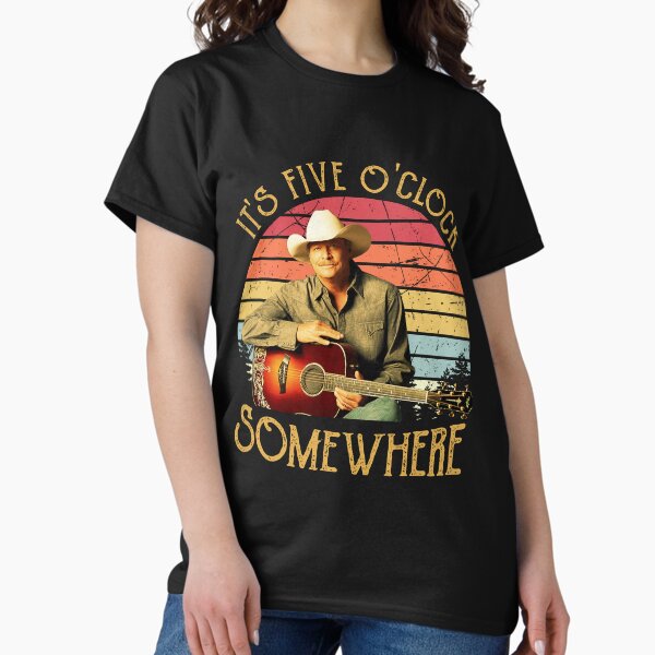 Item preview, Alan Jackson It's Five O' Clock Somewhere Vintage Retro designed and sold by BorokaFulop.