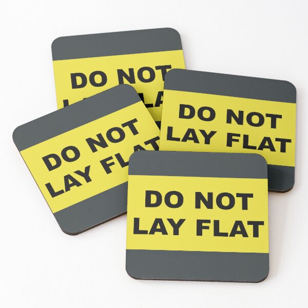 Item preview, DO NOT LAY FLAT design designed and sold by lobodelnoir.
