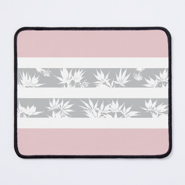 Item preview, Japanese Maple Tree Leaf Stripes, Pale Pink Color designed and sold by Kelly Weaver.