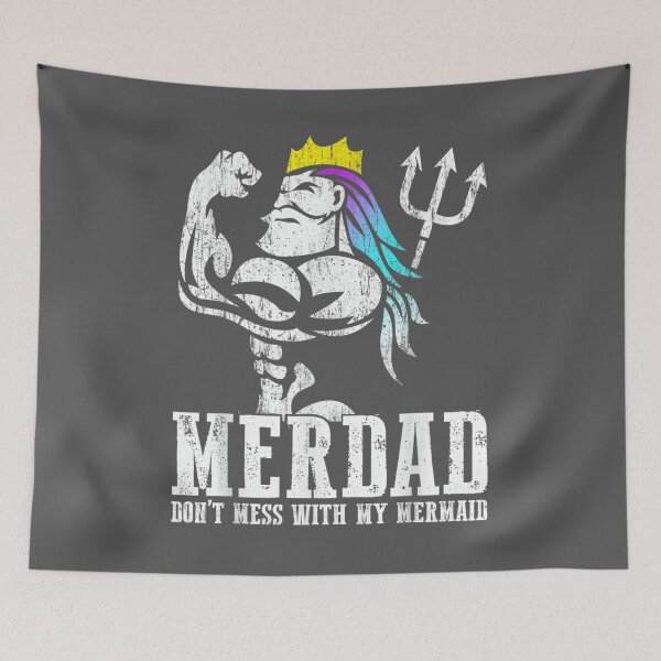 Item preview, Fathers Day Merdad Dont Mess With My Mermaid designed and sold by noqidyz.