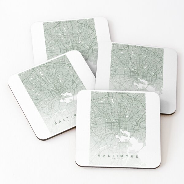 Item preview, Baltimore Map Art designed and sold by artymaps.