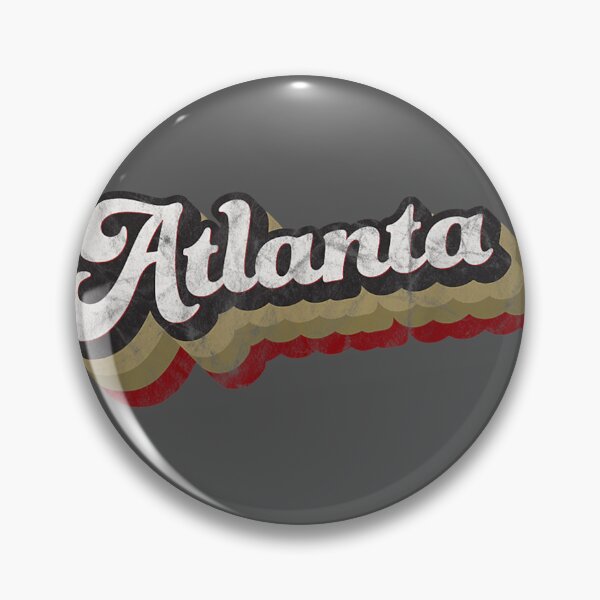 Item preview, Atlanta Soccer Distressed Retro Baseball Script 404 United designed and sold by noqidyz.