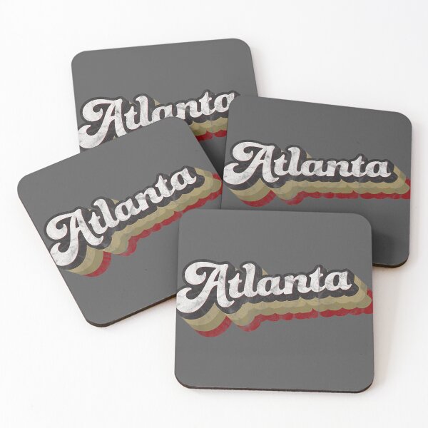 Item preview, Atlanta Soccer Distressed Retro Baseball Script 404 United designed and sold by noqidyz.