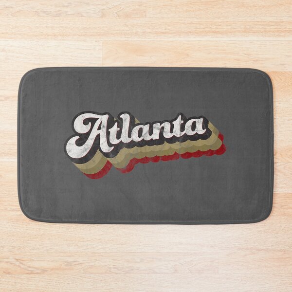 Item preview, Atlanta Soccer Distressed Retro Baseball Script 404 United designed and sold by noqidyz.