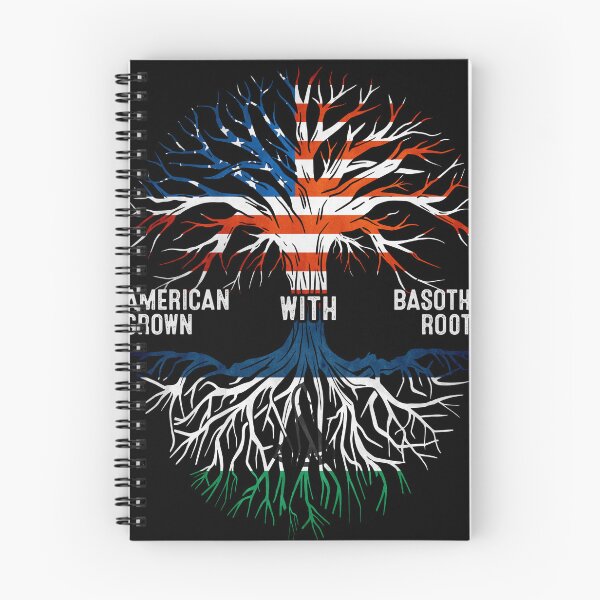 Item preview, American Grown With Basotho Roots Lesotho Flag designed and sold by MoHaCo.